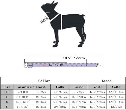 Rhinestone Dog Collar and Leash Set,Cute Dazzling Sparkling Fun Soft Suede Leather Cat Collars Crystal Diamond Pet for XXS XS Small Medium Puppy K...