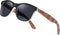 Wooden polycarbonate Sunglasses for men and women polarized light UV protection wooden foot pattern carved sunglasses...