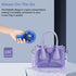 Mini Portable Fan, Powerful Handheld Fan Rechargeable with LED Display, Hand/Desk/Neck 3 In 1 Personal Fan with 6 Speed and 180° Foldable, Quiet f...