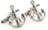Anchor USN Navy Pair of Cufflinks in a Presentation Gift Box & Polishing Cloth...