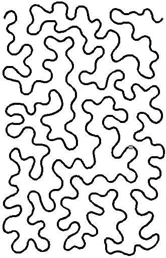 Quilting Creations Stencils for Machine and Hand Quilting | 2 Quilt Plastic Stencils for Stippling, Background, Patterns | Floral Stipple, Standar...
