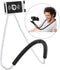 Flexible Long Arms Stand Clip Holder,Hanging on Neck Universal Mobile Phone Stand Lounger's Bracket for Mobile Phone Tablet PC Desktop(White)...