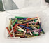 25mm 1" Czech Glass Seed Beads Tube Lined Bugle Beads Spacer Long Earrings Findings (Mix Color)...