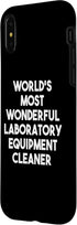 iPhone X/XS World's Most Wonderful Laboratory Equipment Cleaner Case...