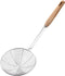 IQCWOOD Spider Strainer Skimmer with Wood Handle - 5.5 Inch Fryer Scoop for Cooking and Frying, Kitchen Utensils Pasta Strainer Spoon...