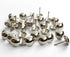 500pcs a lot: D11mmxL17mm Nickel Color Sofa Upholstery Tacks Wooden Furniture Decorative Tacks Hobnail Thumb Nails Home DIY Upholstery Nails (Nick...