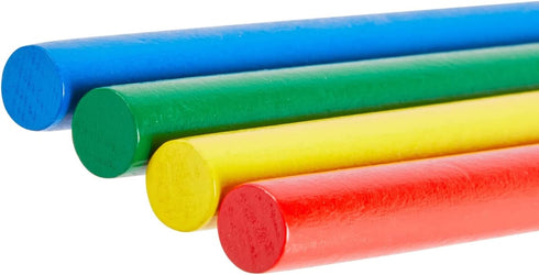 Juvale 24 Pack of Rhythm Sticks for Kids Bulk - 8 inches Wooden Lummi Sticks Music Toys - Classroom Preschool Percussion Instruments (4 Colors)...