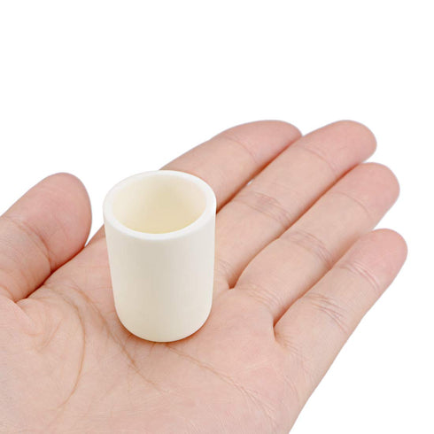 uxcell Corundum Alumina Crucible Cup 5ml High Form for Foundry Melting Casting Refining...