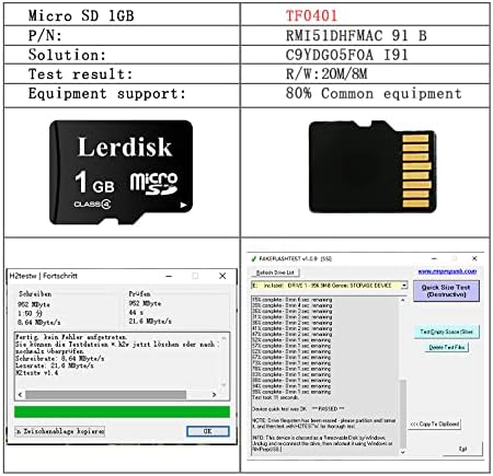 Factory Wholesale Micro SD Card 1GB Pack of 10 in Bulk MicroSD with SD Adapter Produced by Authorized Licencee(1GB)...