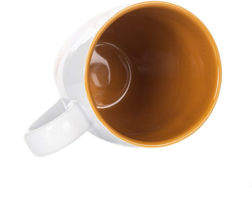 DEMDACO Dean Crouser Horse Head Watercolor Brown On White 16 Ounce Glossy Stoneware Mug With Handle...