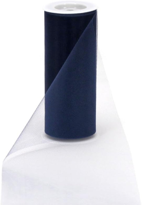 Offray Tulle Craft Ribbon, 6-Inch by 25-Yard Spool, Navy...