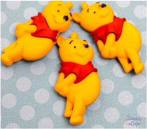 Disney Winnie The Pooh Buttons by Dress It Up Buttons & Embellishments - 3 Piece - Pooh...