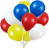 KADBANER White Yellow Red Blue Balloons,100 Pack,12 Inch Latex Balloons...