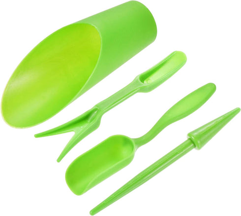 MECCANIXITY Garden Shovel Hand Tools Transplanting Succulent Cultivation Digging Scoops Kits, Green...