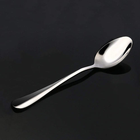 8 Set Soup Spoons Stainless Steel Large Dinner Spoon Tablespoon, Dishwasher Safe No Rust, Home and Restaurant Use, 8 Inch...