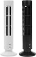 Portable Air Cooler Vertical Bladeless Fan USB Desktop Air Conditioner Fan Mini Cooling Tower Fan for Home Office (Black)...