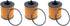 iFJF PF457GO Oil Filter Element Replacement for Bui-ck Regal 2.4L 2011-2017 Chevy Cobalt 2.2L 2005-2010 GMC Terrain 2.4L 2010-2017 Replaces 192603...