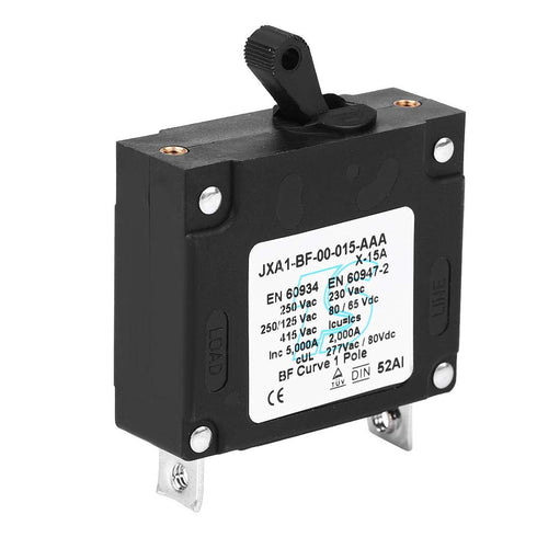 Circuit Breaker, DC/AC Manual ON/Off Toggle Reset Switch Safety Mini Circuit Breaker 15A 20A 25A 30A (15A)...