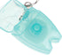 20Pcs Portable Cleaning Mint Dental Teeth Floss Tooth Shaped Key Chain Flat-Line Design Floss Roll Cleaning Oral Care Tooth Cleaner Hygiene 15M Le...