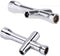 ShareGoo 2 Pack 4mm 5mm 5.5mm 7mm Cross Wrenches Maintenance Tool ,Small Sleeve Hex Socket Wheel Spanner for RC Model Car Truck Buggy...