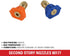 Simpson Cleaning 80177 5000 PSI Universal Second Story High Reach Pressure Washer Nozzle Kit, Soap and Rinse, 1/4-Inch Quick Connect, Cold-Water U...
