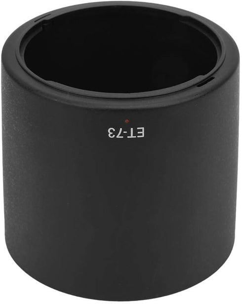 Camera Lens Hood for Canon,ET-73 Plastic Black Camera Mount Lens Hood Fit for Canon EF 100mm f/2.8L Macro is USM Lens,Lens Hood...