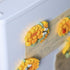 4 PCS Resin Fridge Magnets Sunflower Refrigerator Magnets for Whiteboard Refrigerator Office Photo Cabinet Bulletin Board Home Decoration, Photo D...