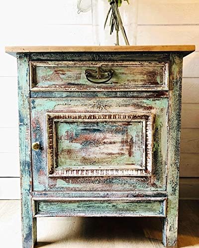 Colorantic | Large Furniture Round Oval Soft Wax Waxes Brush Brushes | Beeswax DIY Chalk Based Paint Fabric Painting (XL Round Natural Brush)...