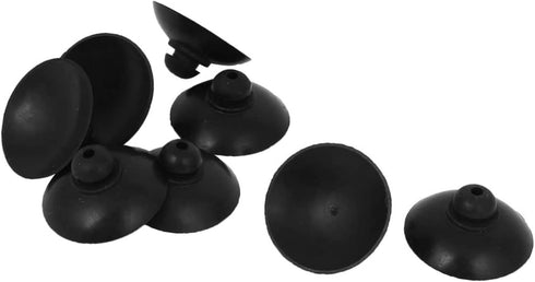 Saim Aquarium Suction Cup Clips Soft Fish Tank Suction Cup Clip Sucker Fish Tank Suction Cup Holder Black 28mm Dia 8 Pcs...