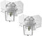 2 Pack Hexagon Garage Light Connectors 120° Y-Connector 2 Pin 3 Way for LED Garage Light Copper Pin DIY Hexagon Light Accessories Replacement/Spar...