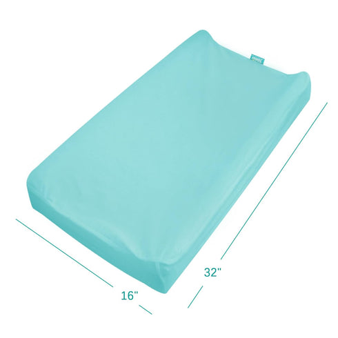 Changing Pad Cover Waterproof, 2 Pack Diaper Change Table Sheets for Baby Boys Girls, Fitted Cradle Sheets for 32"x16" Contoured Pad, Breathable &...