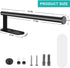 MGahyi Paper Towel Holder Wall Mount, Self Adhesive Or Drilling Under Cabinet Kitchen, 13.2 inch Stainless Steel Paper Towel Roll Rack, Towel Roll...