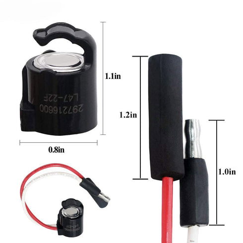 297216600 Refrigerator Defrost Thermostat Replacement Part Fit for Frigi-daire Elec-trolux Refrigerator Replaces AP4374171 PS2350702