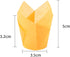 Ruisita 150 Pieces Mini Baking Cups Tulip Baking Cups Cupcake Liners Muffin Liners for Wedding, Birthday, Baby Shower Parties, 6 Colors (Multicolo...