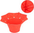 Popcorn Bowl, Popcorn Popper Red Folding Microwave Oven Popcorn Bowl DIY Silicone Popcorn Maker Machine Home Kitchen Tool for Making Popcorn...