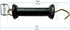 QMARK 2 Pack Electric Fence Gate, Electric Fence Gate Handle with Poly Tape Buckle, Spring Handle with Polytape End Buckle, Gate Handle with Poly ...
