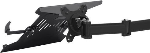 Monoprice Laptop Holder Attachment for Desk Mounts - Ideal for Work, Home, Office Laptops, Black - Workstream Collection...