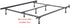 CAFORO Replacement Bed Frame Feet, 2-Piece Steel Stem Plastic Bed Frame Glide Legs to Replace Wheels (Set of 4)...