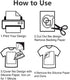 Printable Heat Transfer Vinyl Paper Inkjet Printer Iron on HTV for Dark Fabrics or T-shirts, A4 Size Pack of 10...