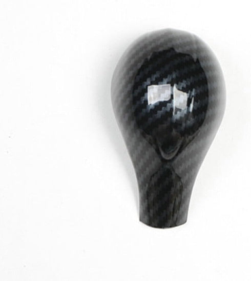 Carbon Fiber Gear Shift Knob Cover Trim Compatible with Infiniti G25 G35 G37 2007-2013 Accessories Interior Center Console Shifter Head Cove Trim...