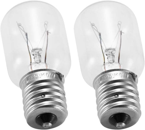 Light Bulb for Whirlpool Microwave - Light Bulb Fits for Whirlpool Maytag GE Amana Over The Range Hood Microwave, Dimmable with 125V 40W E17 Base,...
