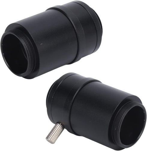 1X C Mount Adapter Lens, Alloy CTV Microscope Lens Camera Interface Adapters for Simul Focal Trinocular Stereo Microscope...