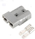 2pc Battery Quick Connector Kit 50a Plug Connect Disconnect Winch Trailer (50A 6AWG -Grey)...