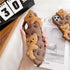 SGVAHY Case for iPhone 11 Pro Max with Strap Lanyard Keychain Cute Bear Cookie Kawaii Funny Soft Silicone Shockproof Protective Cover for Women Gi...