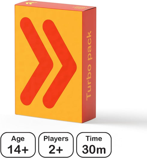 Turbo Pack - Expansion Pack Ideal for Party Games at friends and Family Games night - Card games for adults and teens (14+)...