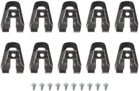 10pcs Power Tool Accessories Drill Clamp, Stainless Steel Drive Hook Suitable For 12v/18v Drill Impact Wrench Waist Buckle Buckle...
