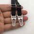 1/2" Suspender Clips Garters End buckle for making clothing Parts DIY/Replacement Accessories (Silver)...
