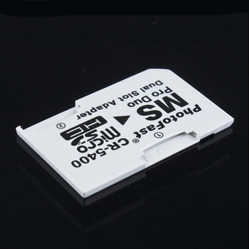 Micro SD TF to Memory Stick MS Pro Duo for PSP 1000/2000 / 3000 Card Dual 2 Slot Adapter Converter CR-5400 CR5400...