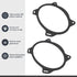 6x9 Inch Rear Deck Speaker Adapter Spacer Ring Fit for Camry 2002-2011 Corolla 2003-2013 Solara 2004-2009 Yaris Liftback 2007-2015 Yaris Sedan 200...