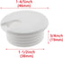 2PCS 1-1/2inch / 38mm Desk Grommet Wire Cord Cable Grommets Hole Cover for Office PC Desk Cable Cord Organizer Plastic Cover, White...